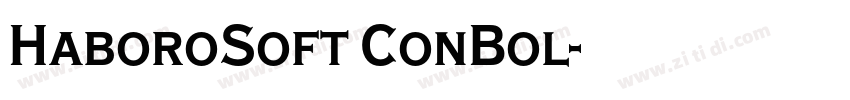 HaboroSoft ConBol字体转换 HaboroSoft ConBol字体转换
